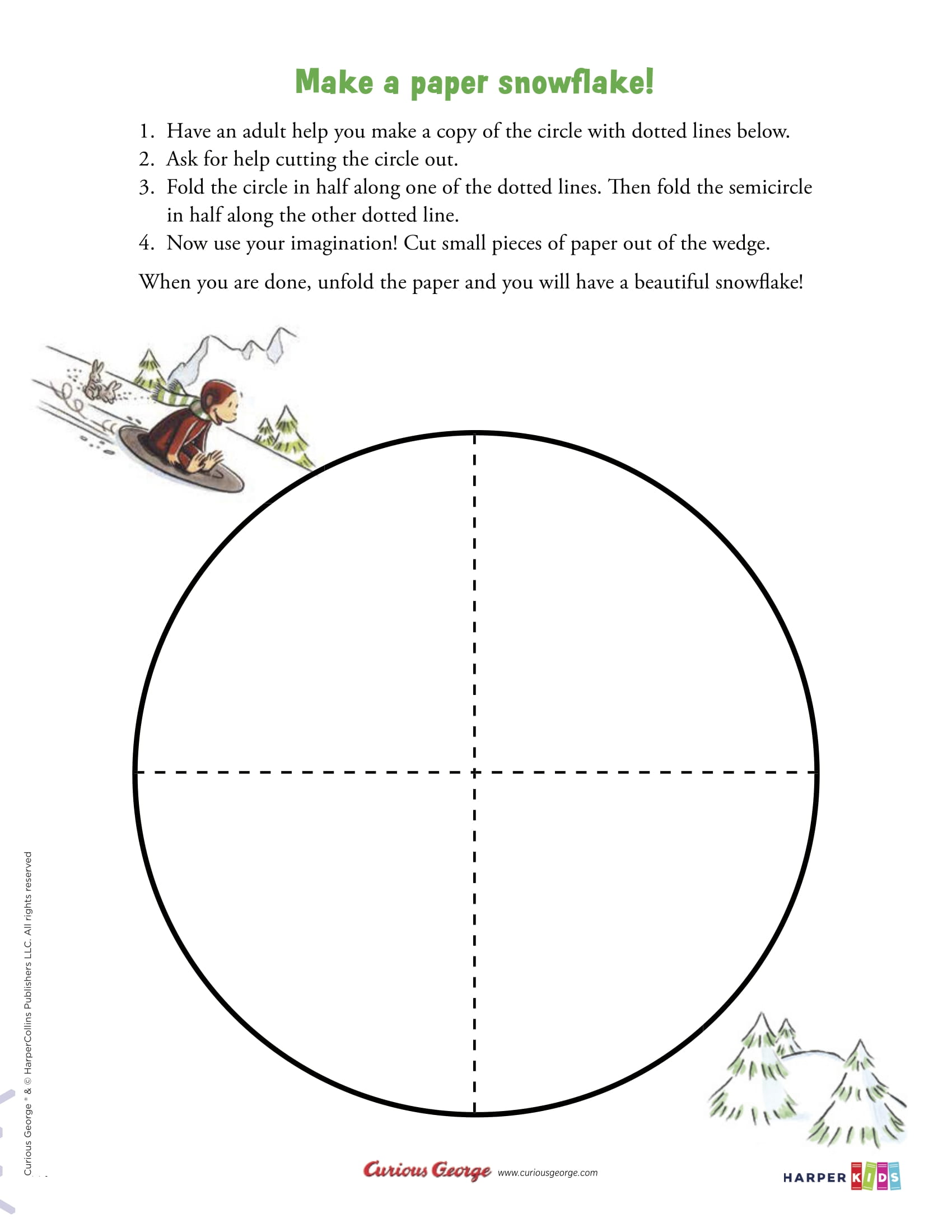 Make a Paper Snowflake